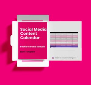 30 DAYS CONTENT CALENDAR SAMPLE (Fashion)